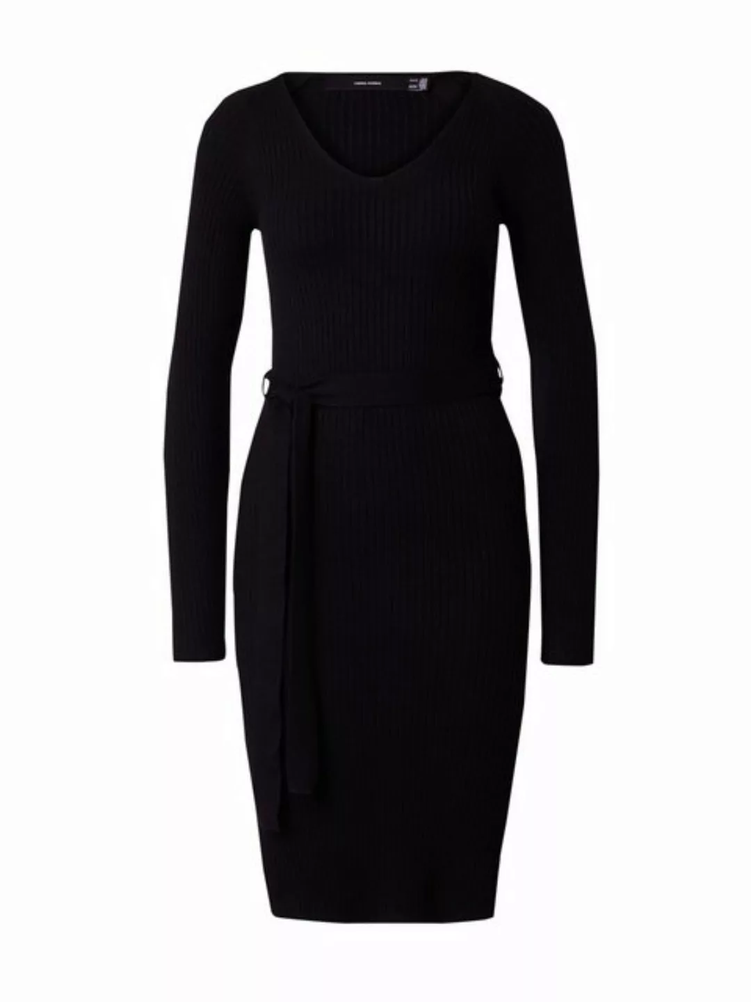 Vero Moda Strickkleid "VMSABA RIB LS V-NECK BELT DRESS GA NOOS" günstig online kaufen