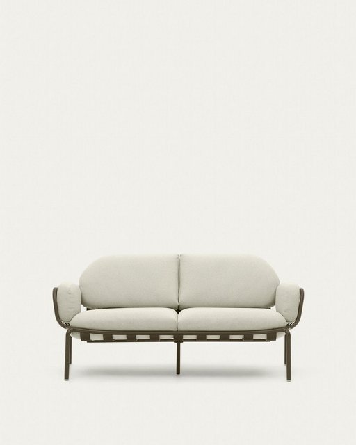 Natur24 Sofa 3- Sitzer Gartensofa Joncols 224x72x80 cm Grau Sitzgelegenheit günstig online kaufen