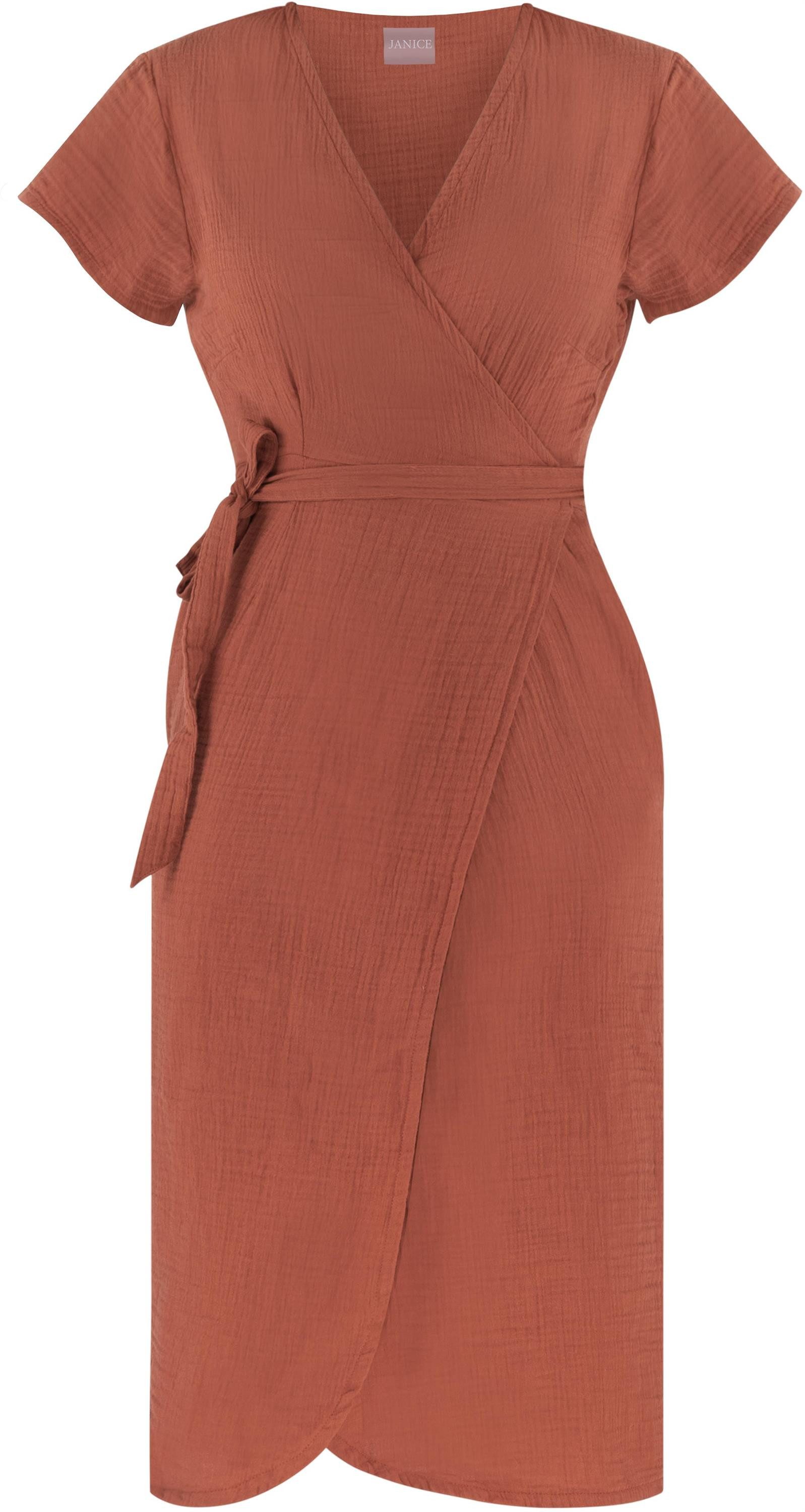 Janice Midikleid Musselin Kleid Chadies Sommerkleid günstig online kaufen