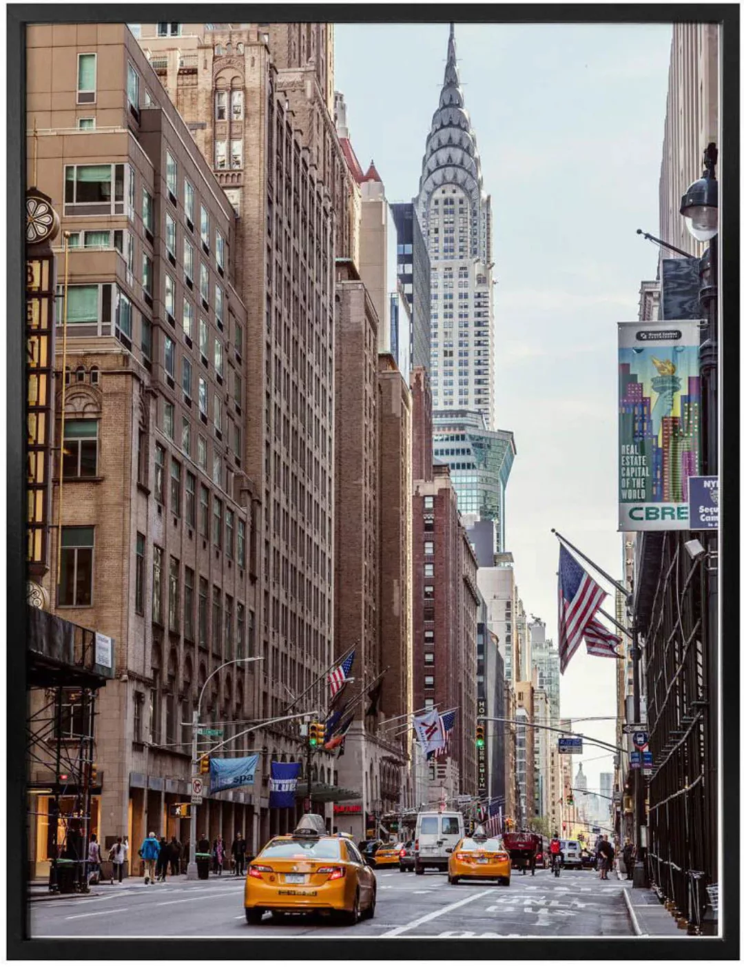 Wall-Art Poster »Chrysler Building New York«, Gebäude, (1 St.), Poster ohne günstig online kaufen