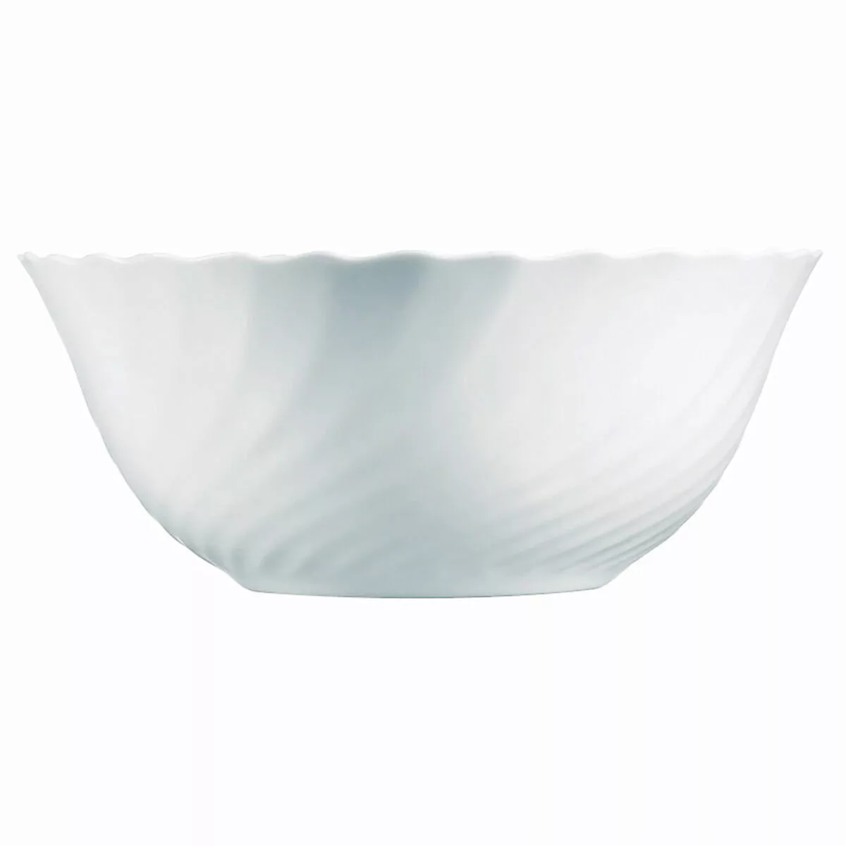 Salatschüssel Luminarc Trianon Weiß Glas (24 Cm) (6 Stück) günstig online kaufen