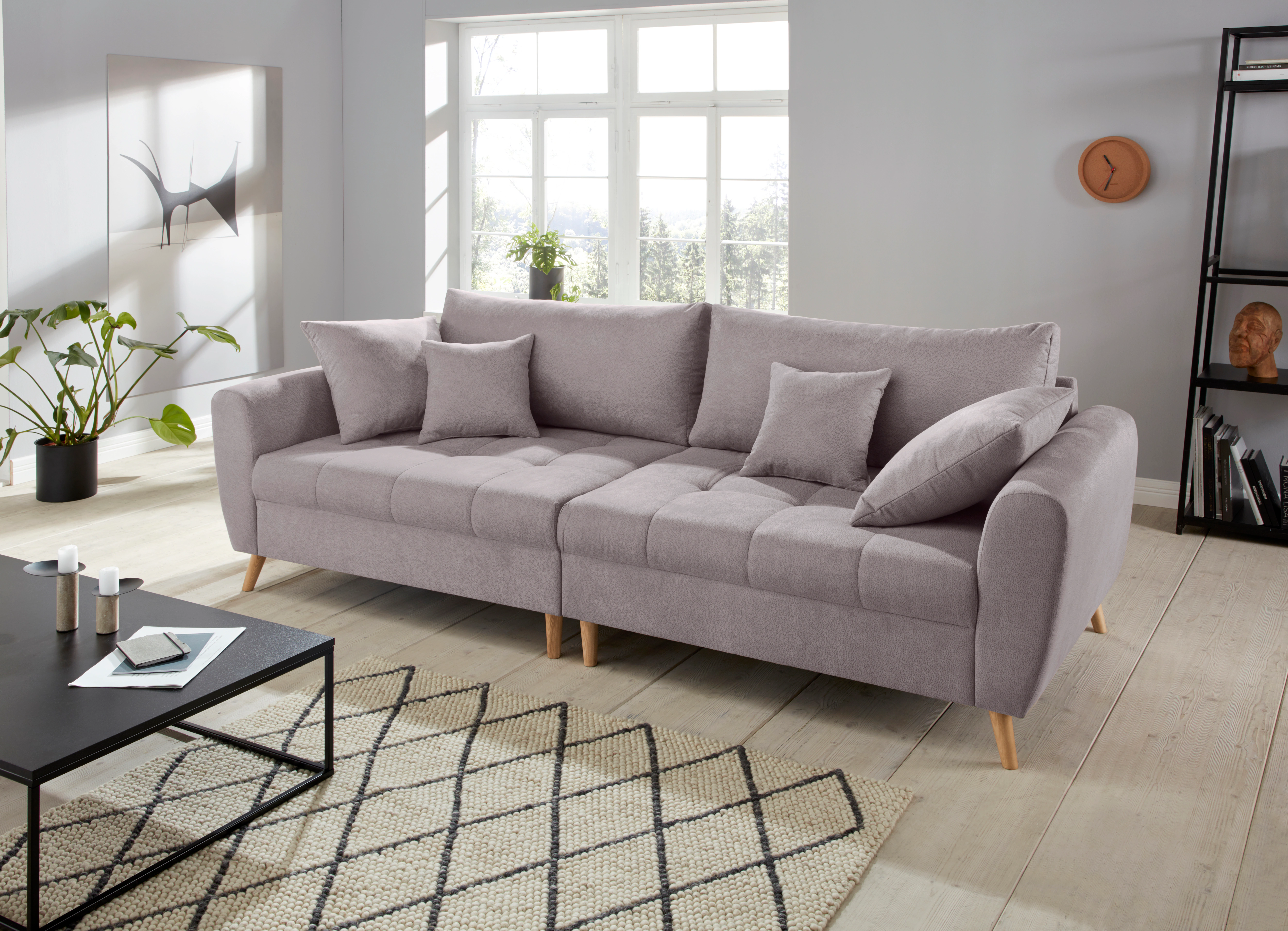 Home affaire Big-Sofa "Penelope Luxus", mit besonders hochwertiger Polsteru günstig online kaufen