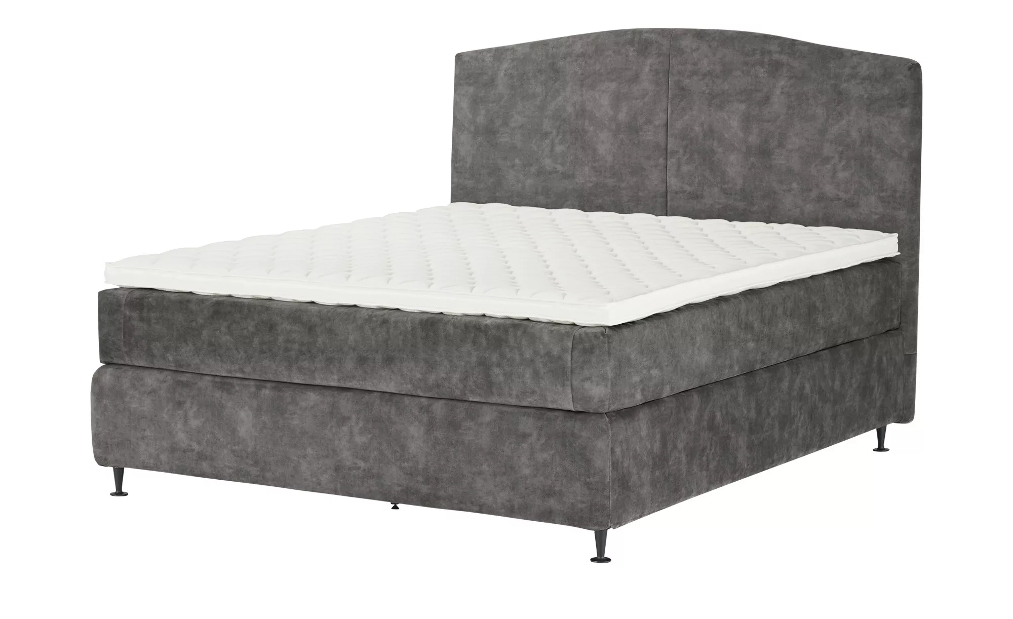 Kings and Queens Boxspringbett  Skyer ¦ grau ¦ Maße (cm): B: 184 H: 132 Bet günstig online kaufen