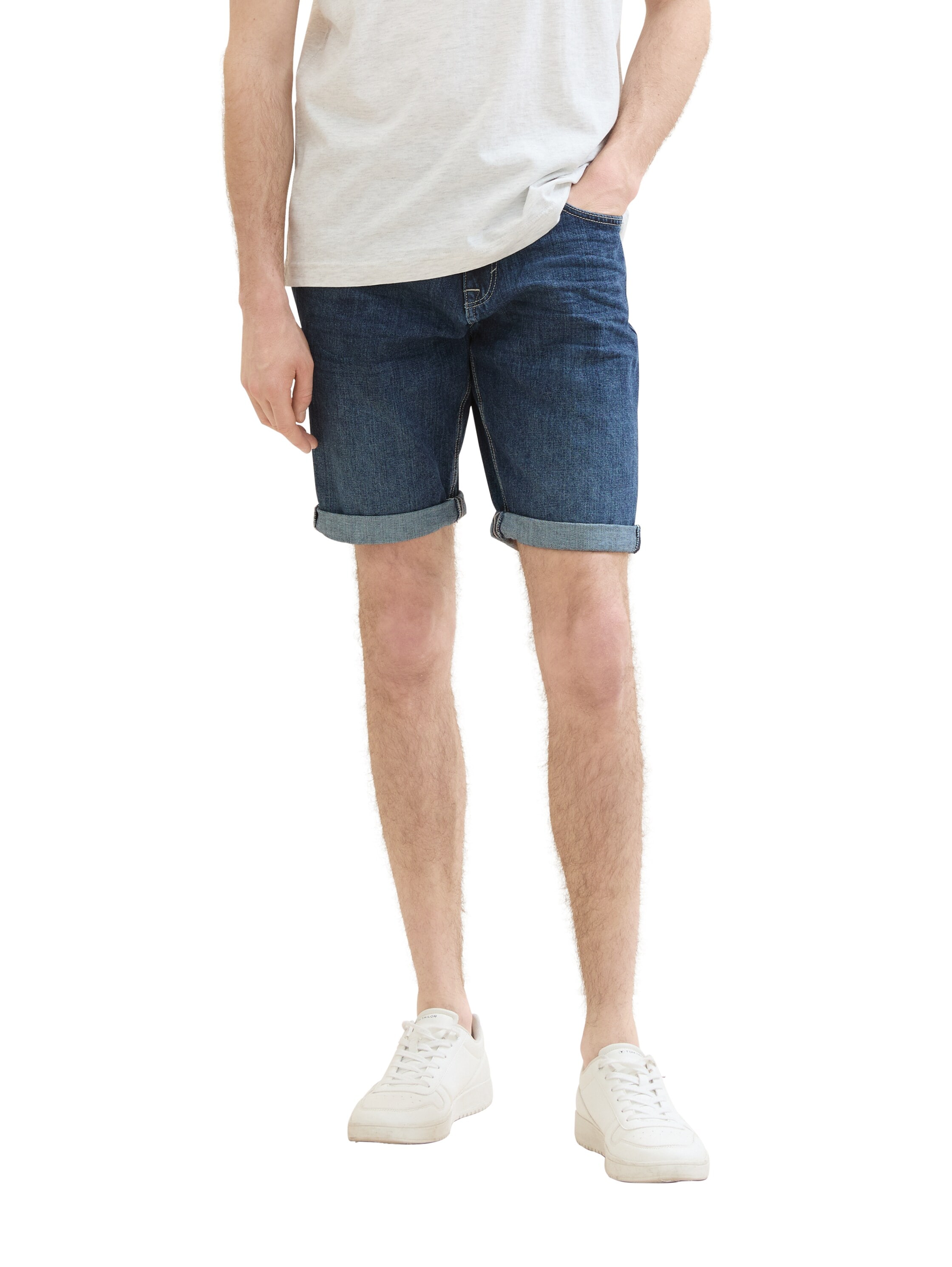 TOM TAILOR Jeansbermudas "JOSH", mit Markenlabel günstig online kaufen