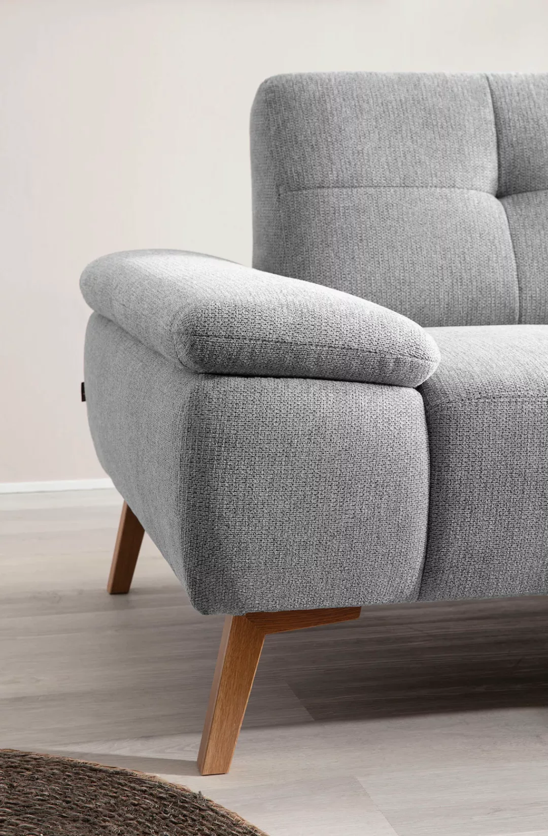 exxpo - sofa fashion Ecksofa Sassari, L-Form, im skandinavischen Design mit günstig online kaufen