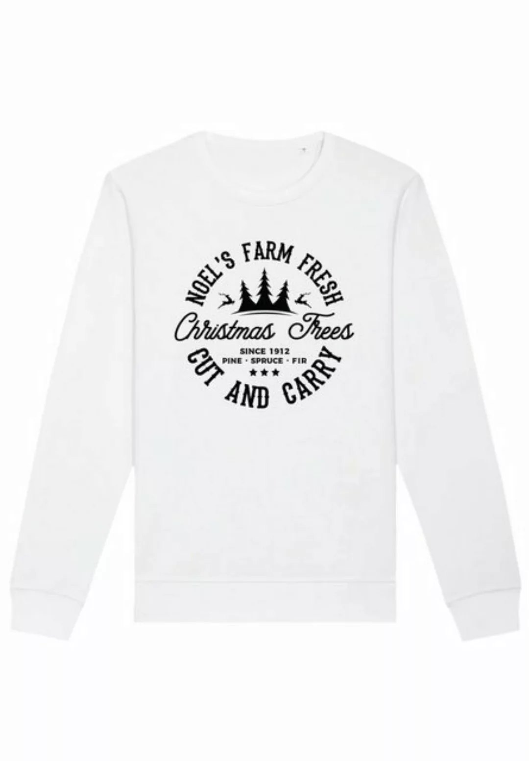 F4NT4STIC Sweatshirt Weihnachten Trees Farm Retro Sign Premium Qualität günstig online kaufen