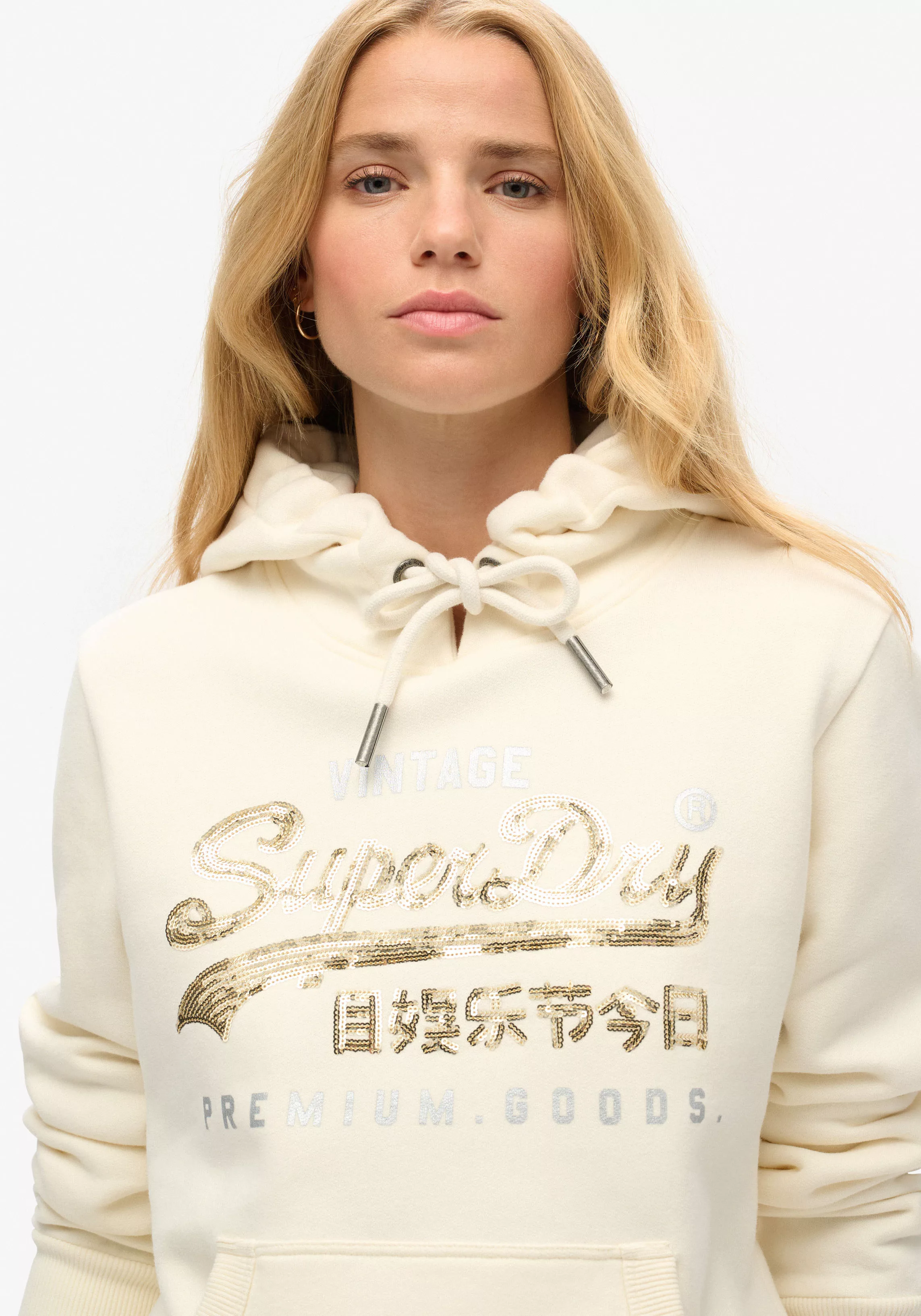 Superdry Kapuzensweatshirt "EMBELLISHED VL GRAPHIC HOOD" günstig online kaufen