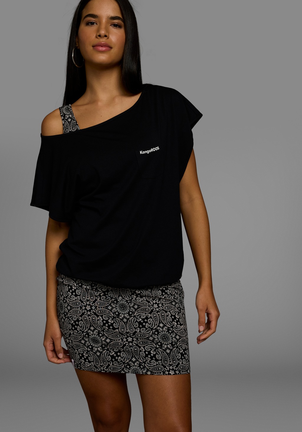 KangaROOS Jerseykleid, (Set, 2 tlg.), Shirt mit Kleid - einzeln und zusamme günstig online kaufen