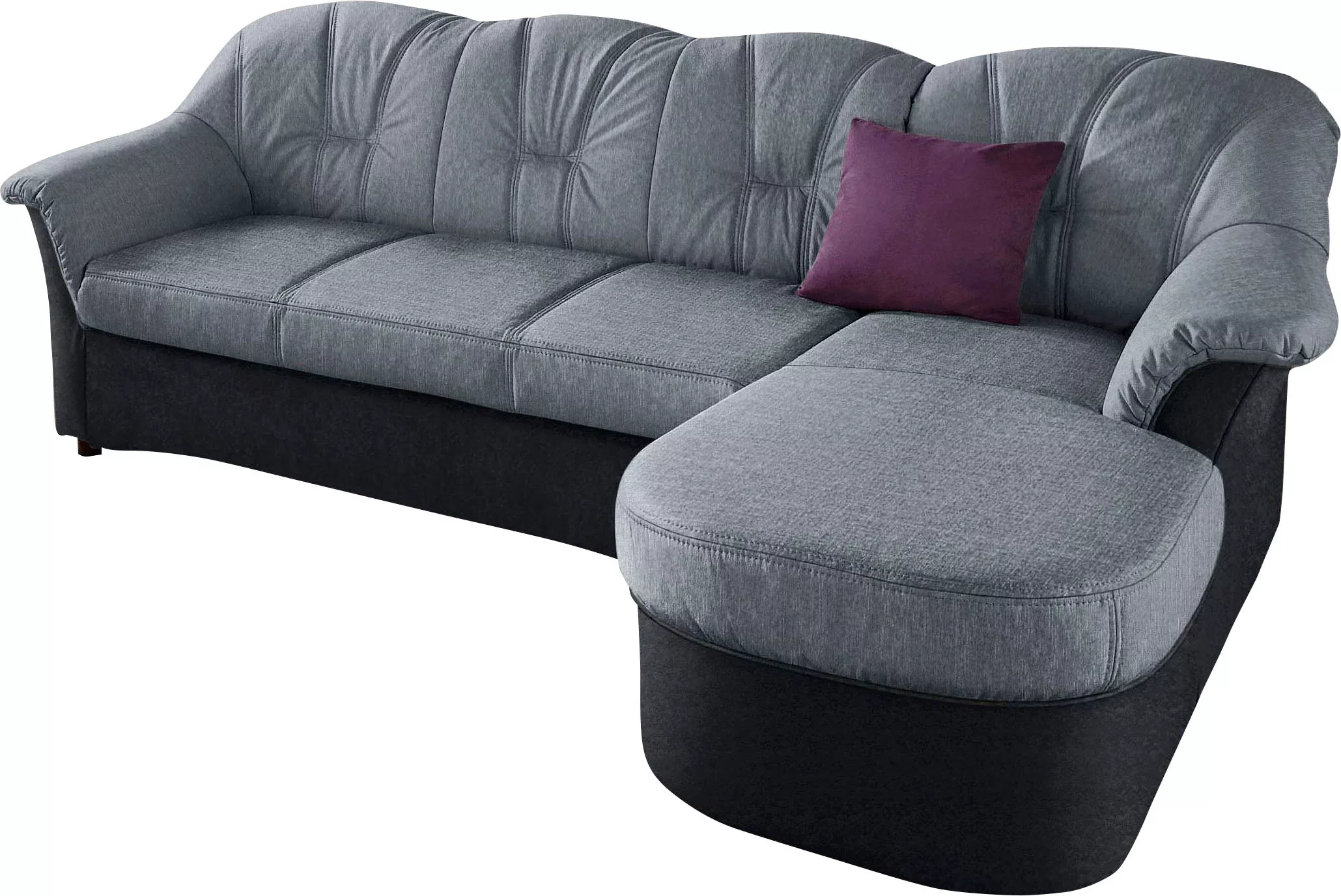 DOMO collection Ecksofa "Flores Schlafsofa, B/T/H: 233/142/86 cm, L-Form", günstig online kaufen