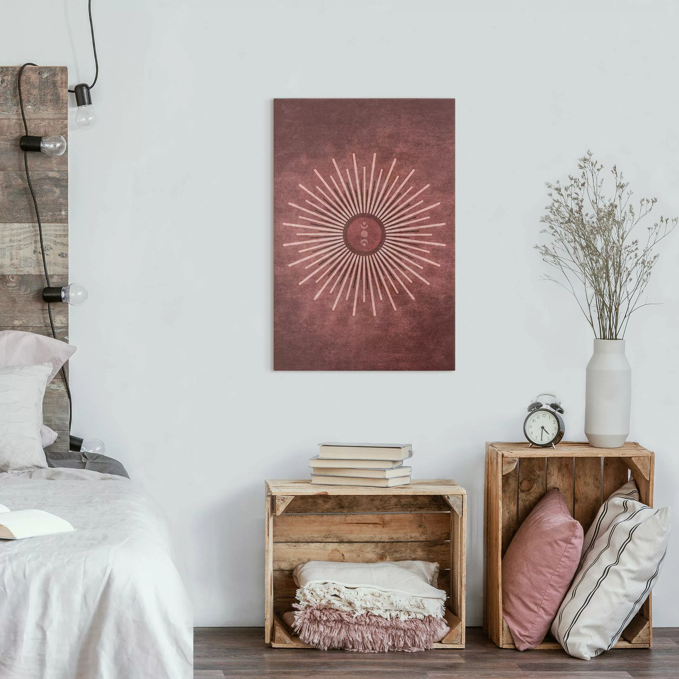 Leinwandbild Boho Sonne II günstig online kaufen