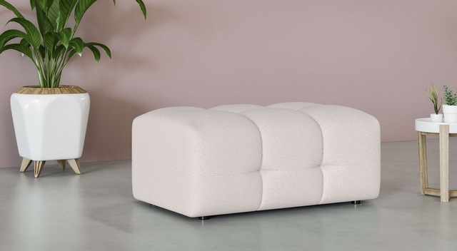 INOSIGN Polsterhocker "Manilla, trendige Steppung, passend zur Serie, B/T/H günstig online kaufen