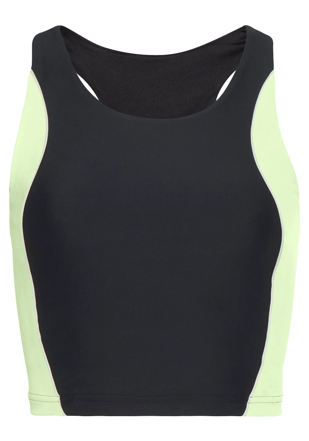 LASCANA ACTIVE Crop-Top, Sporttop mit farblich abgesetztem Details günstig online kaufen