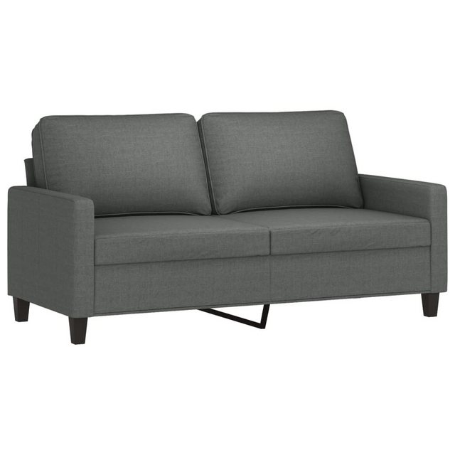 vidaXL Sofa, 2-Sitzer-Sofa Dunkelgrau 140 cm Stoff günstig online kaufen