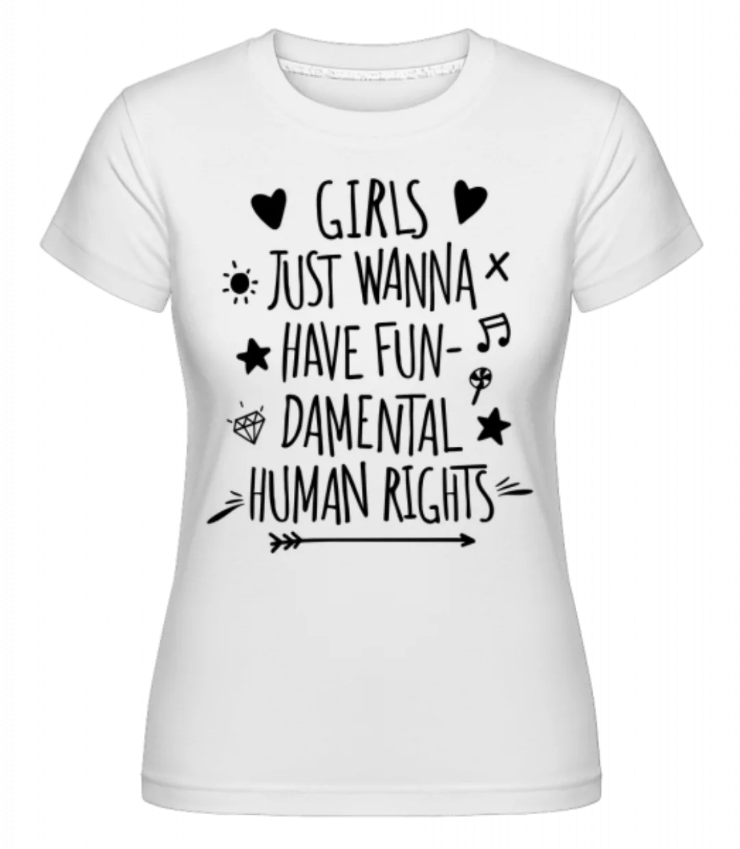 Damental Human Rights · Shirtinator Frauen T-Shirt günstig online kaufen