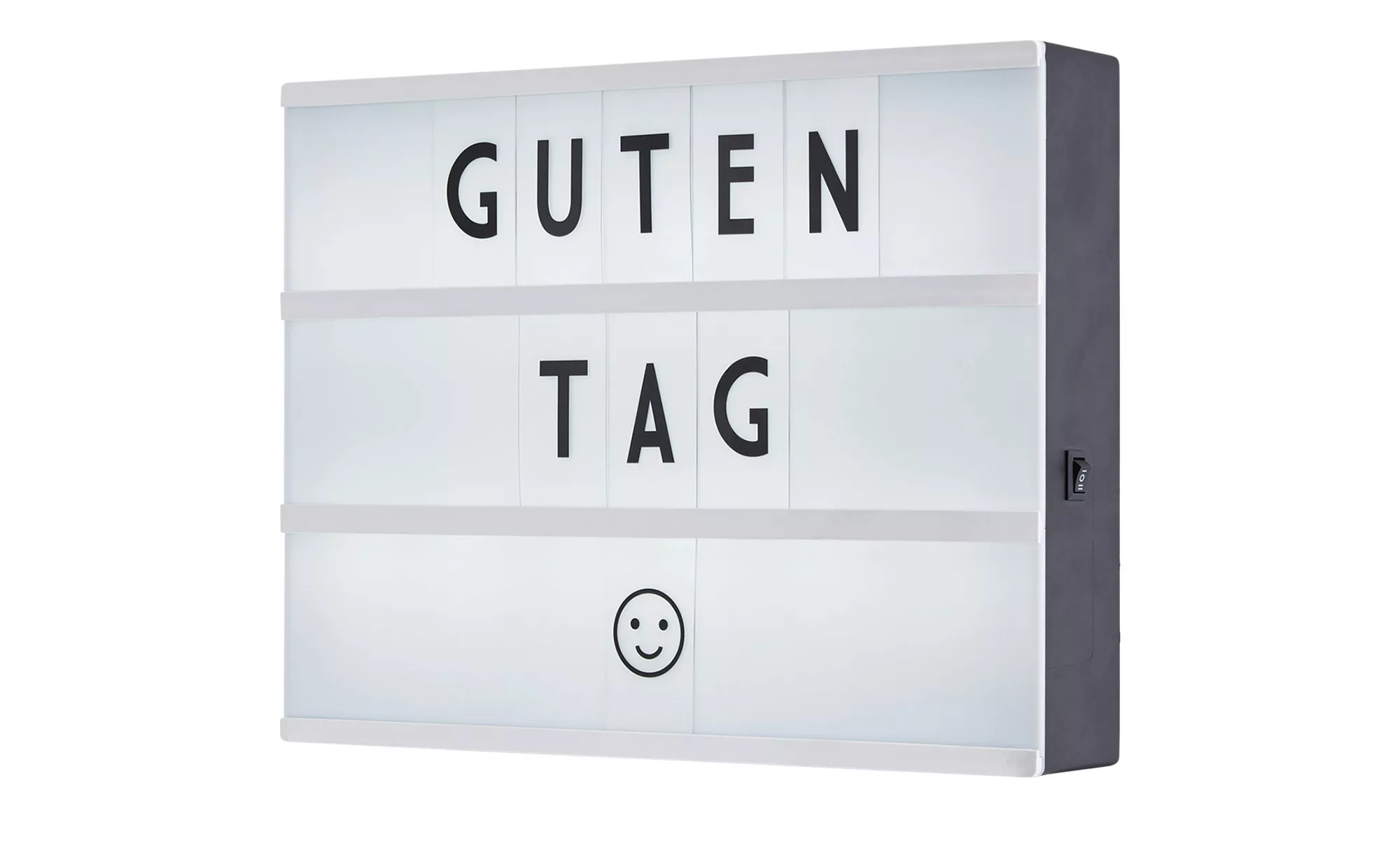 for friends LED-Message-Box - schwarz - 30 cm - 22 cm - 5 cm - Sconto günstig online kaufen