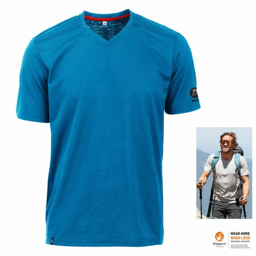 Maul T-Shirt Maul - Mike FRESH 2 - Herren T-Shirt Wandershirt, blau günstig online kaufen