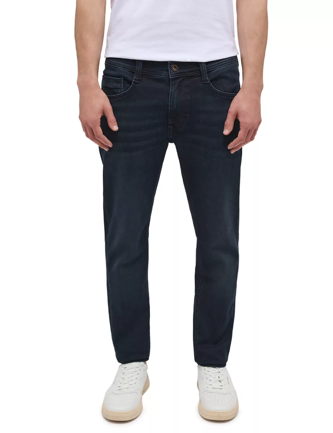 Mustang Herren Jeans OREGON SLIM K - Slim Fit - Schwarz - Black Denim günstig online kaufen