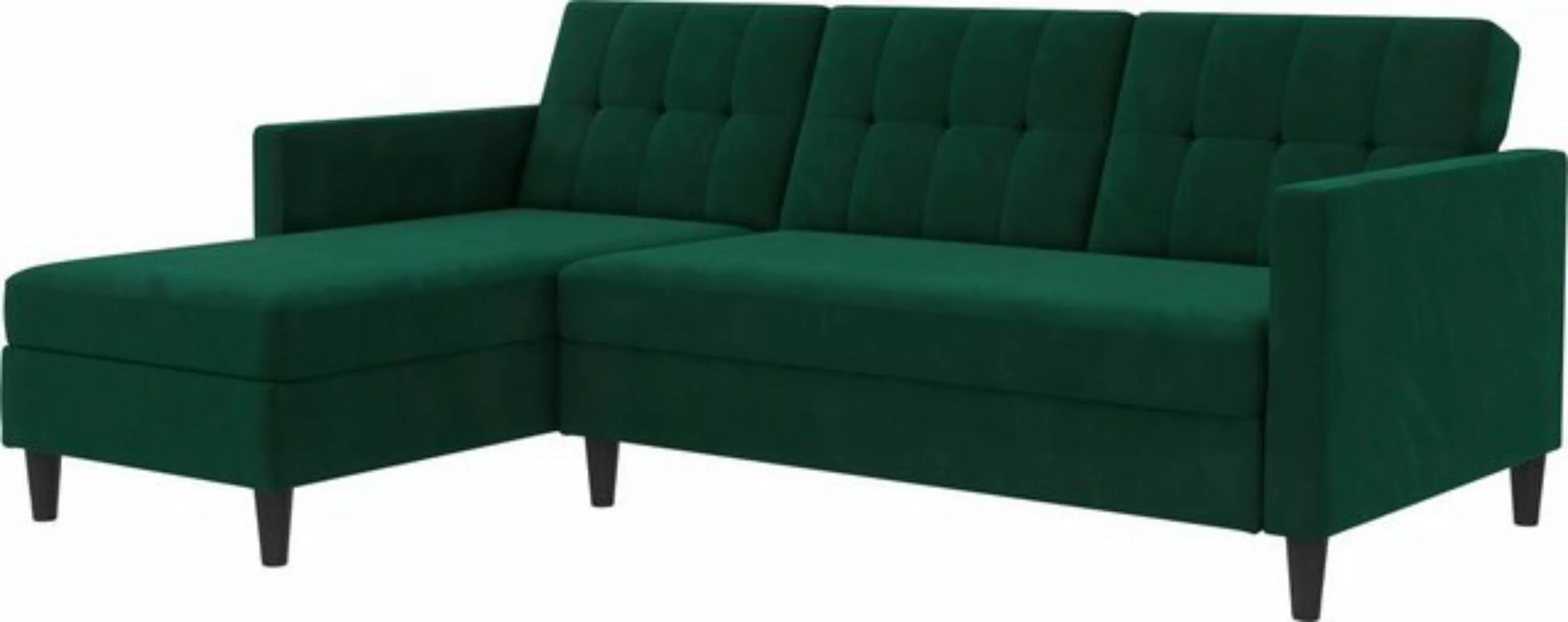 Dorel Home Ecksofa Hartford II, mit Bettfunktion und Stauraum, Recamiere be günstig online kaufen