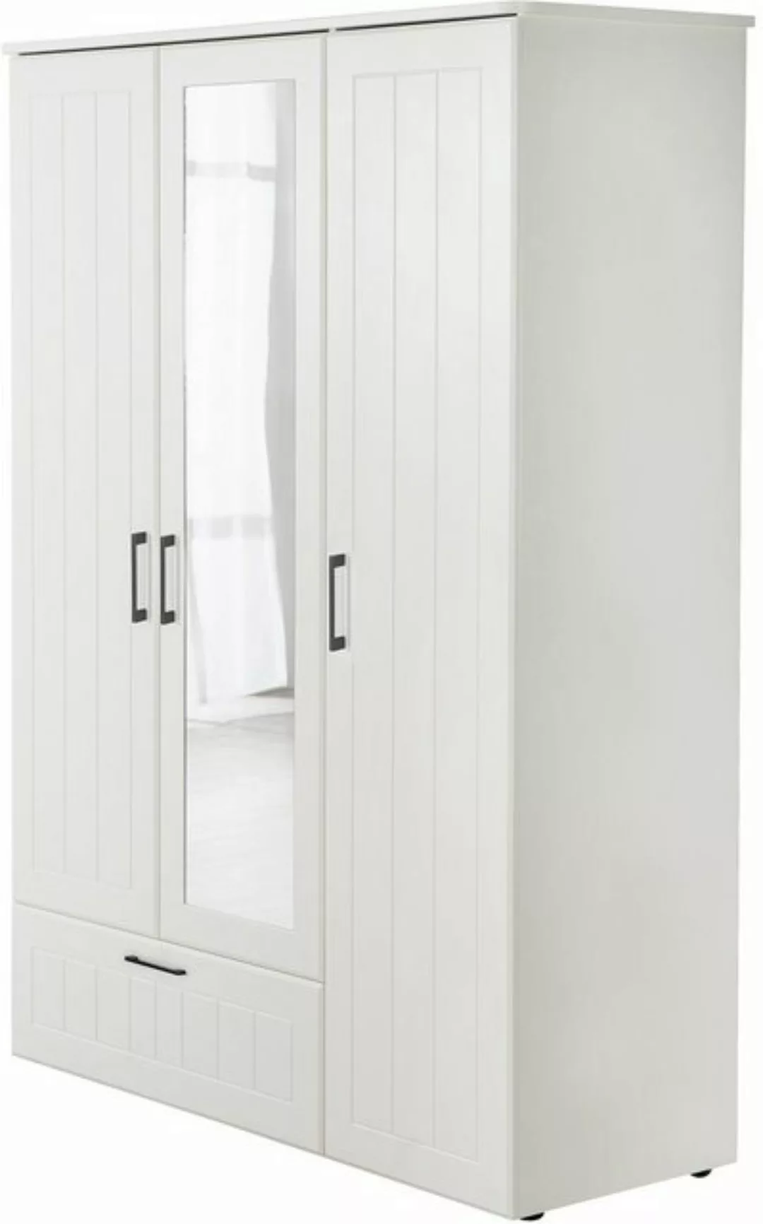 roba® Kleiderschrank Sylt, Kinderkleiderschrank 3-türig mit Spiegeltür, Mad günstig online kaufen