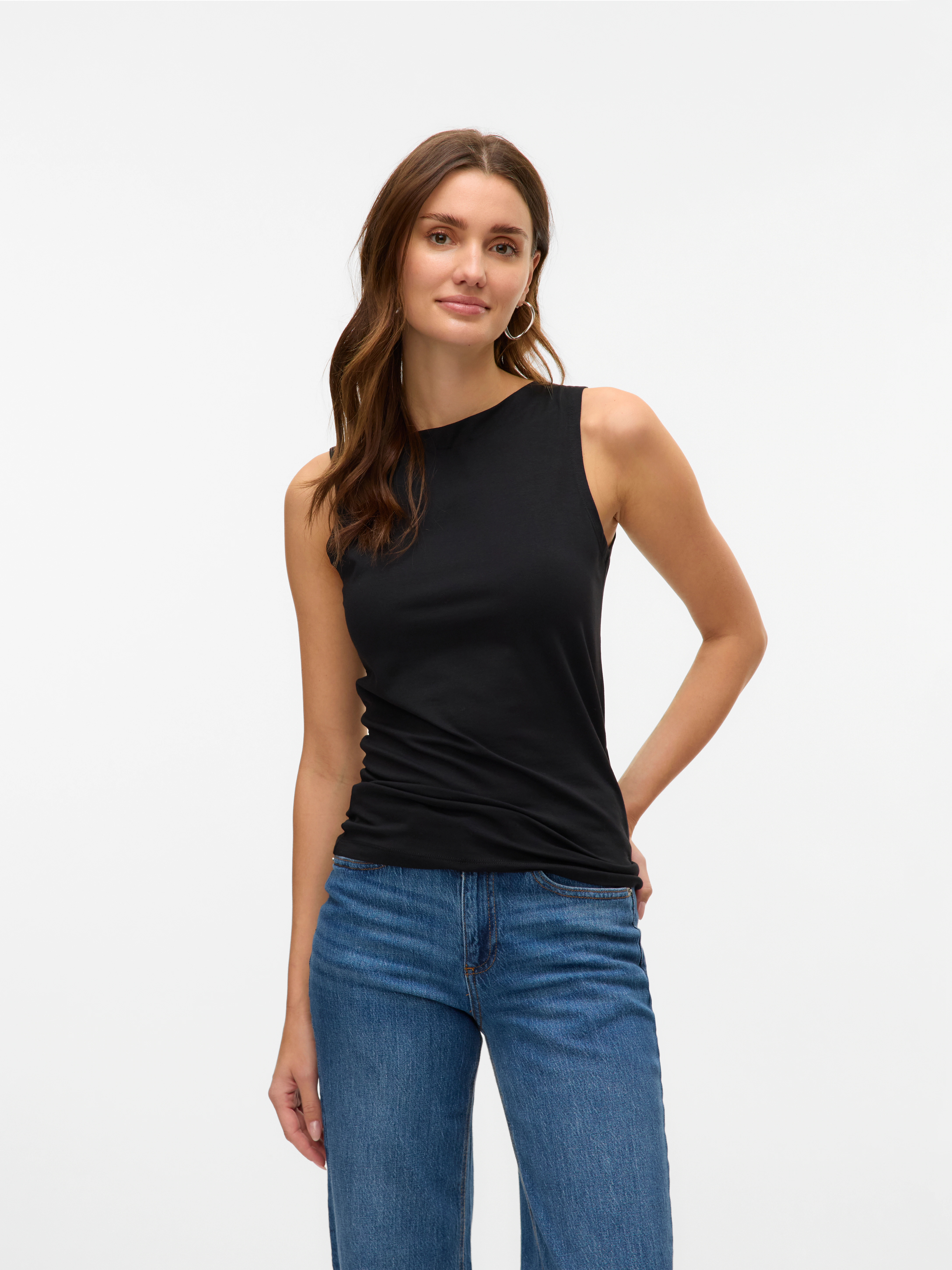 Vero Moda Shirttop "VMPANDA MODAL SL TOP JRS NOOS" günstig online kaufen