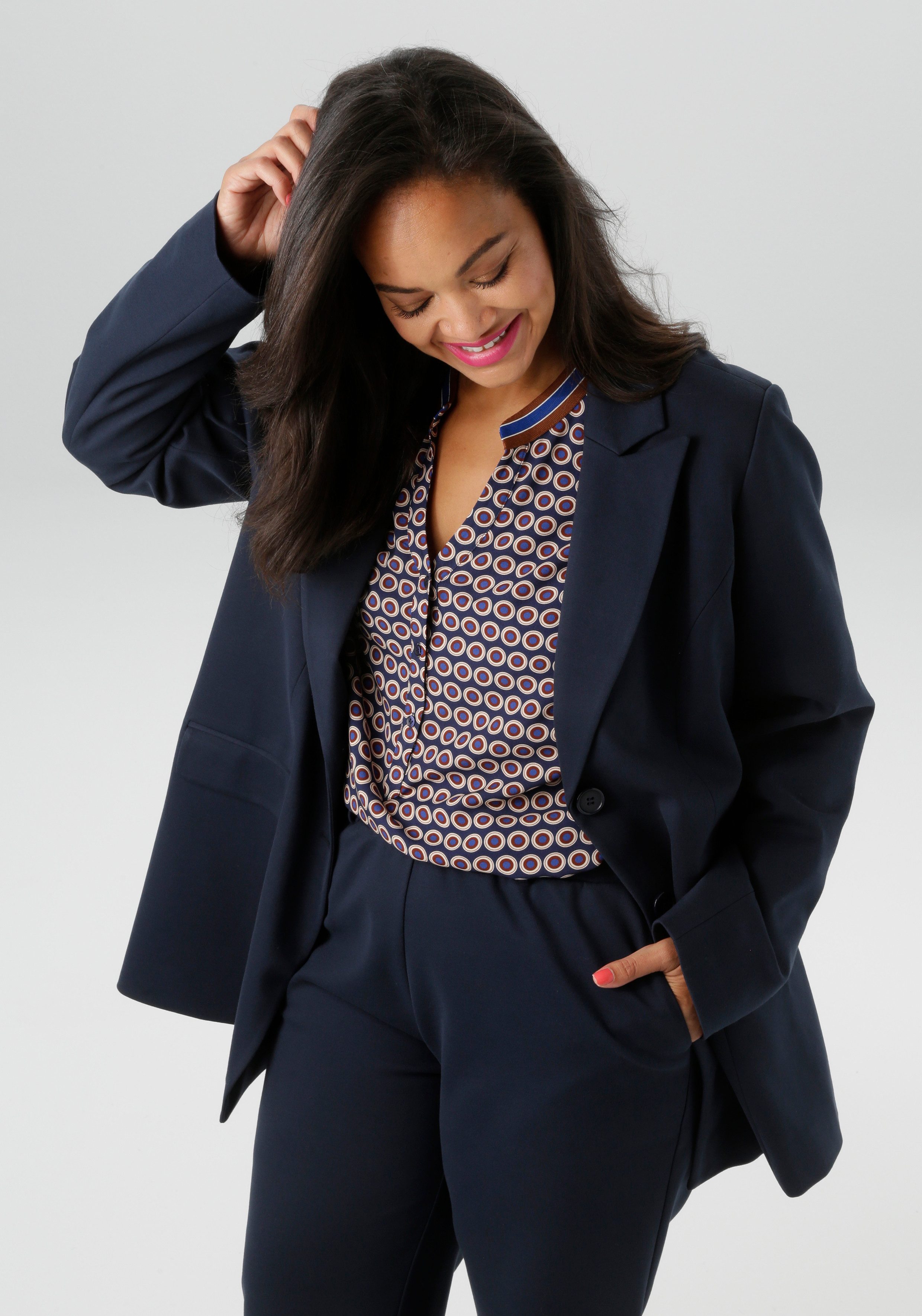 Aniston PLUS Jerseyblazer aus super bequemer günstig online kaufen