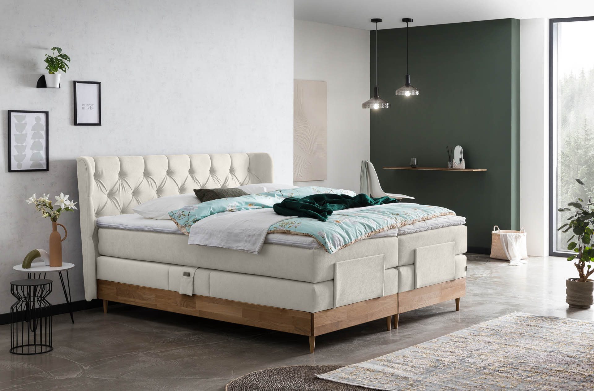 Belanoti Boxspringbett EON (Boxspringbett 160x200 elektrisch günstig online kaufen