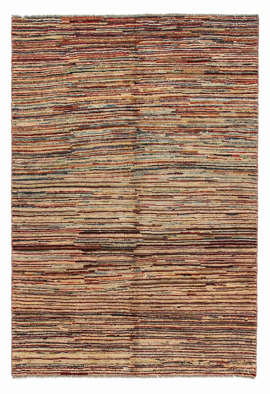 morgenland Wollteppich »Streifen Multicolore 168 x 116 cm«, rechteckig, Han günstig online kaufen