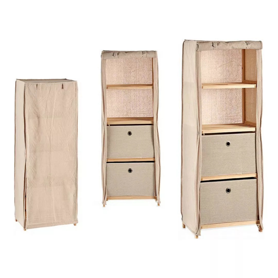 Regal Beige Holz Stoff (28 X 113 X 42 Cm) günstig online kaufen