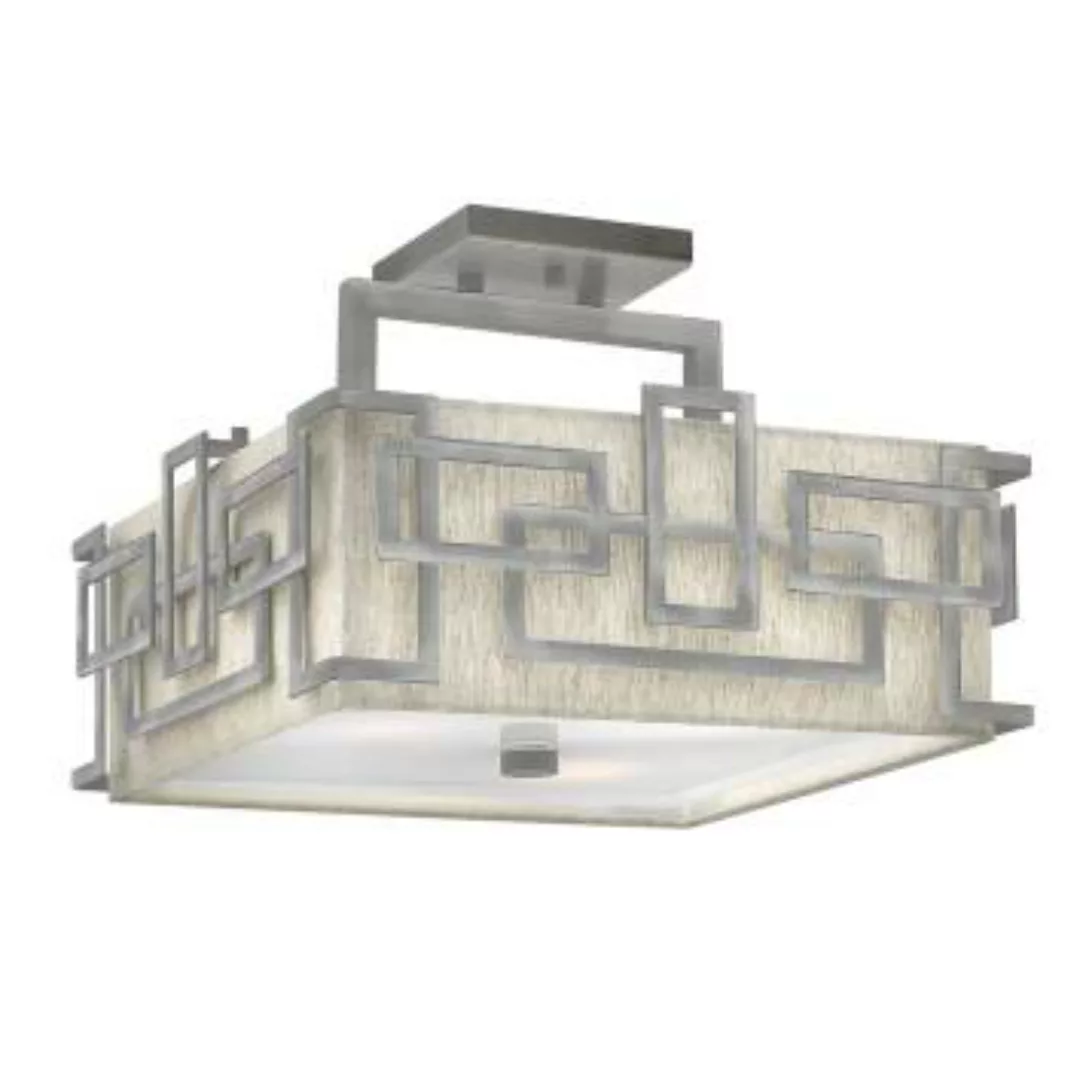 Deckenleuchte CHINO Nickel Design Lampe Wohnzimmer günstig online kaufen