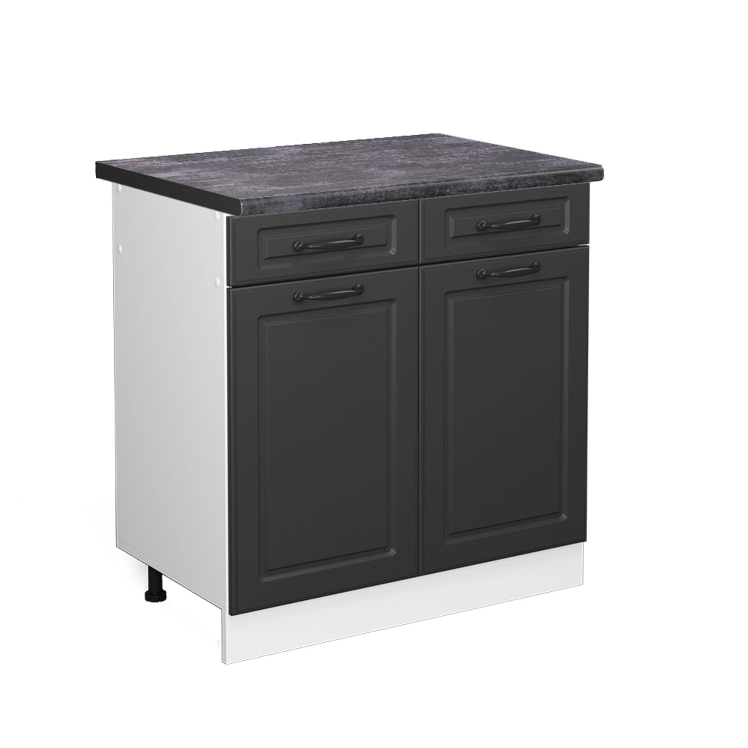 Vicco Unterschrank R-Line, Anthrazit Landhaus/Weiß, 80 günstig online kaufen
