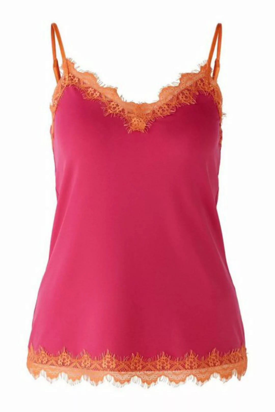 Oui T-Shirt Top, rose orange günstig online kaufen