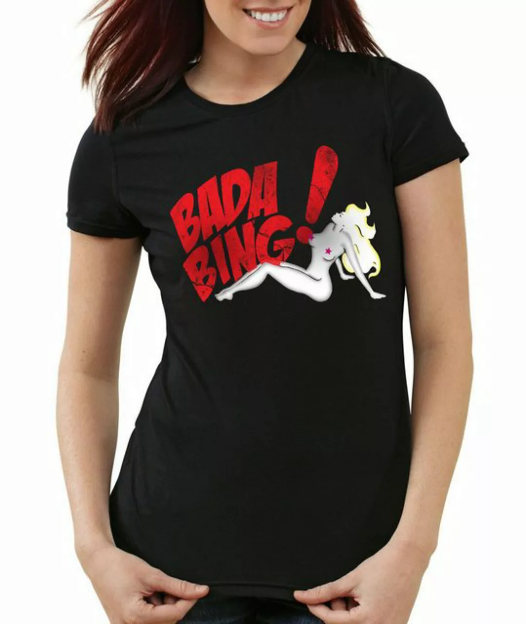 style3 T-Shirt BADA BING! Kult The Sopranos Gangster Mafia Serie TV Bar USA günstig online kaufen