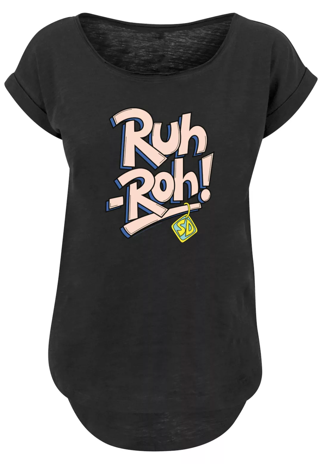 F4NT4STIC T-Shirt "Scooby Doo Ruh-Roh Dog Tag", Damen,Premium Merch,Lang,Lo günstig online kaufen