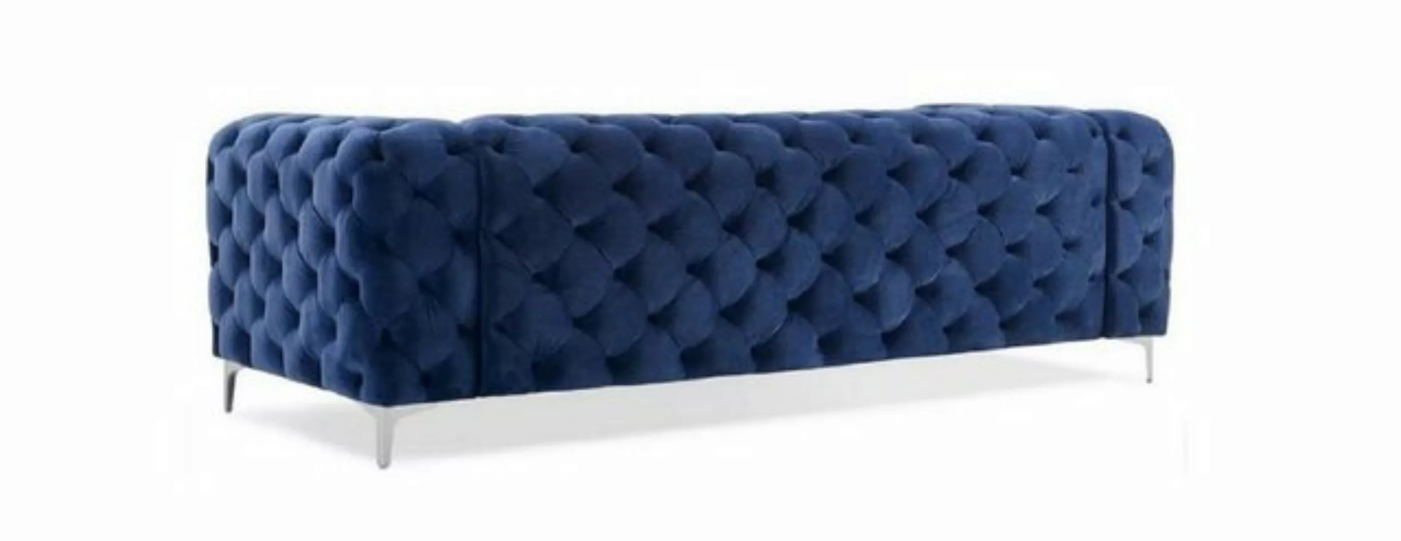 JVmoebel Chesterfield-Sofa Luxus Textil Chesterfield Dreisitzer Modernes De günstig online kaufen