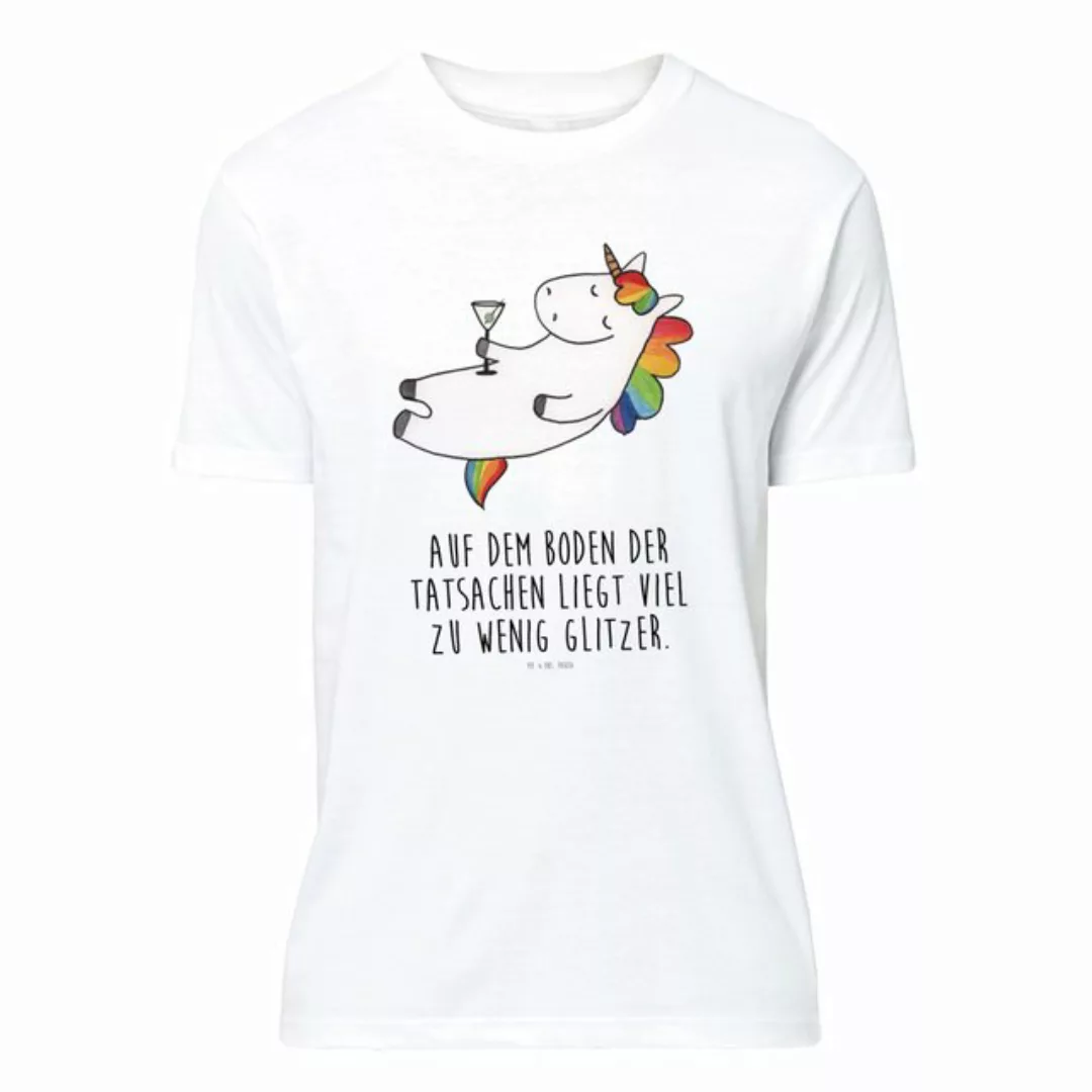 Mr. & Mrs. Panda T-Shirt Einhorn Cocktail - Weiß - Geschenk, T-Shirt, Spaß, günstig online kaufen