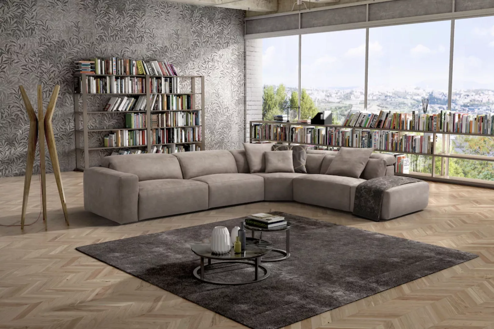 Egoitaliano Ecksofa "Beverly, extravangantes Designsofa mit erstklassigem S günstig online kaufen