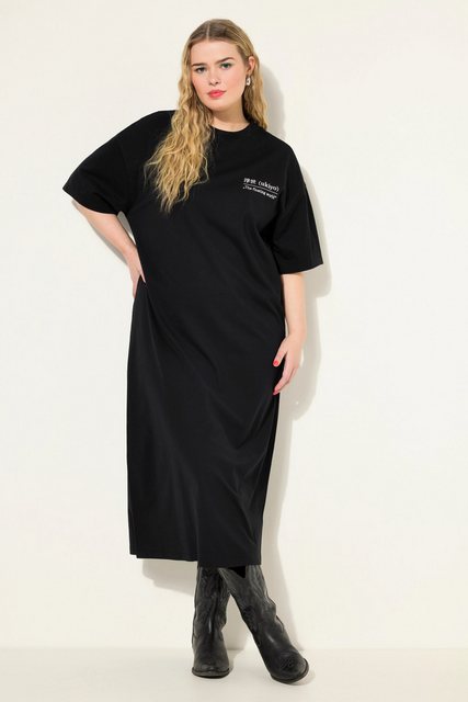 Studio Untold Midikleid Maxikleid oversized Jersey Rücken-Statement günstig online kaufen