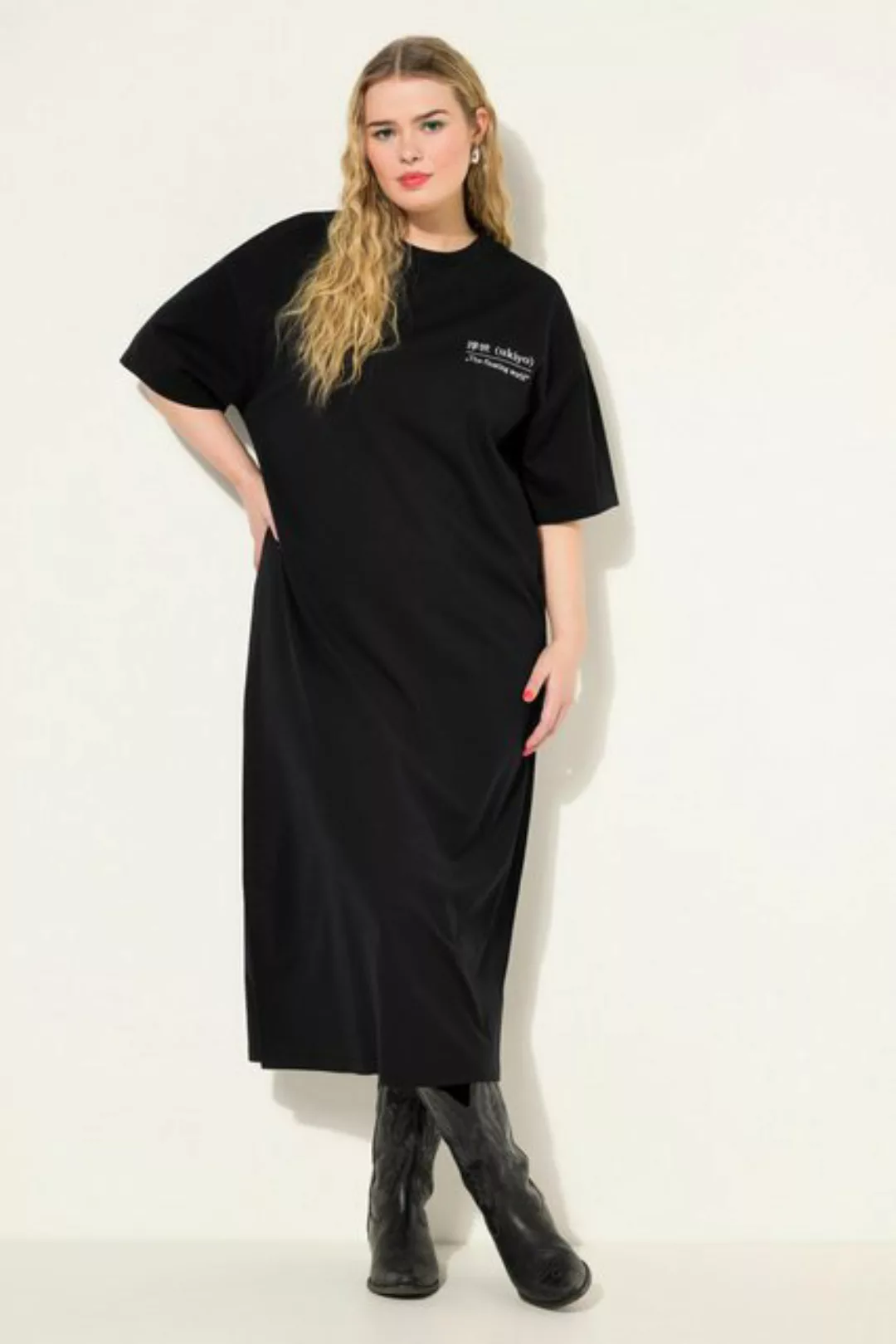 Studio Untold Sommerkleid Maxikleid oversized Jersey Rücken-Statement günstig online kaufen
