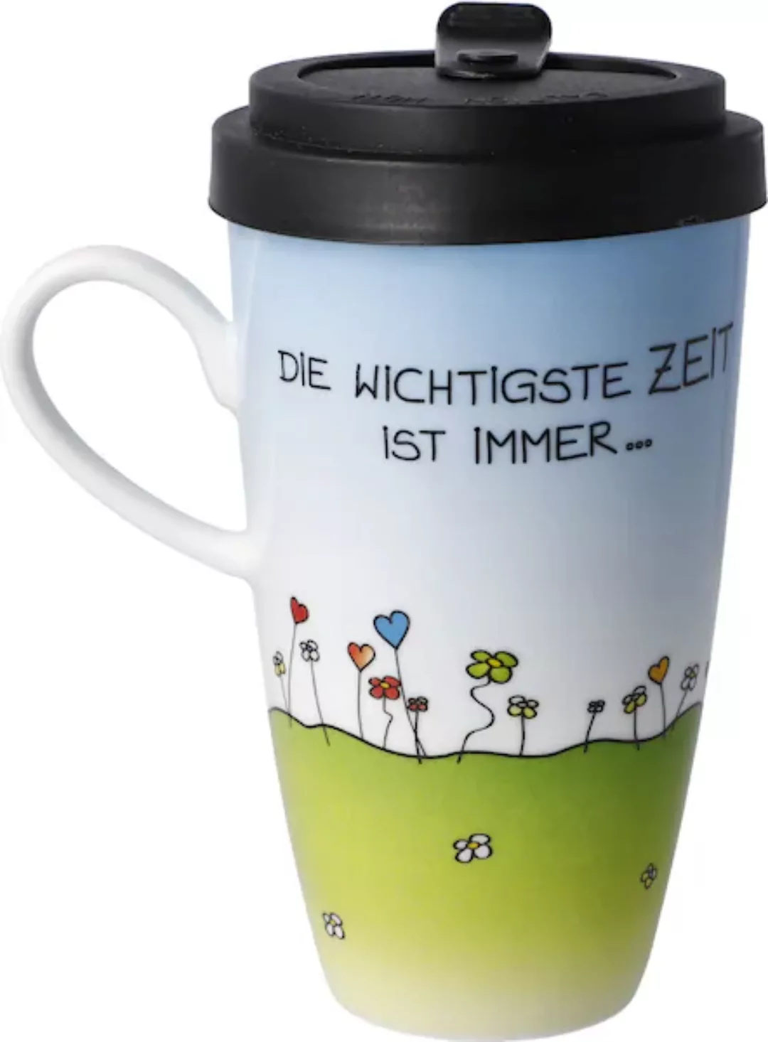 Goebel Coffee-to-go-Becher »Der kleine Yogi - "Jetzt"«, aus Porzellan mit a günstig online kaufen