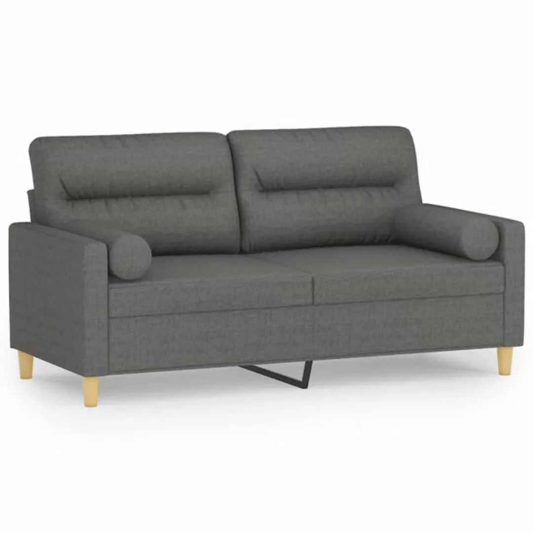 vidaXL Sofa Sofa mit Zierkissen Stoff, 140 cm, 2-Sitzer günstig online kaufen