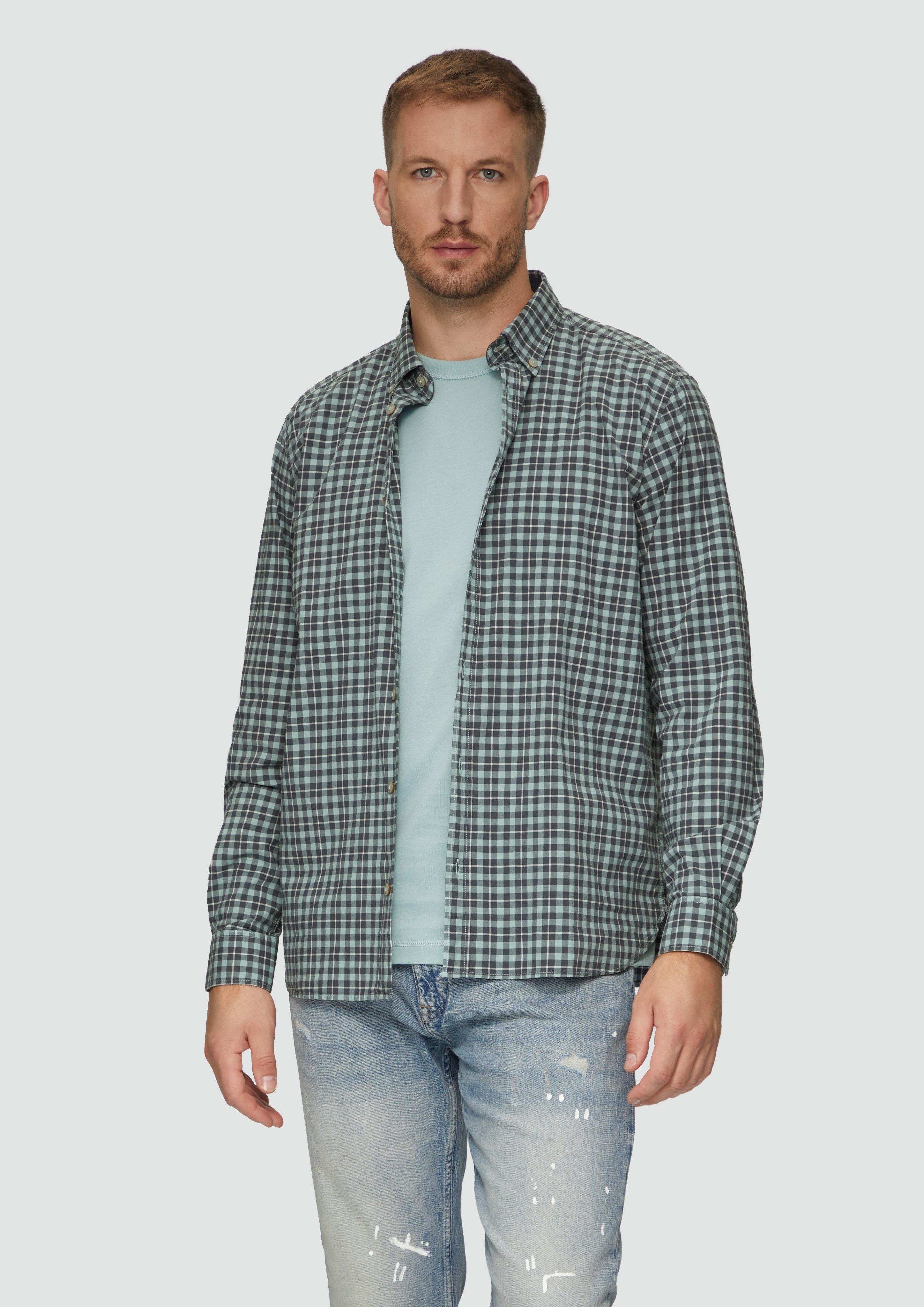 s.Oliver Langarmhemd Regular Fit: Hemd aus günstig online kaufen