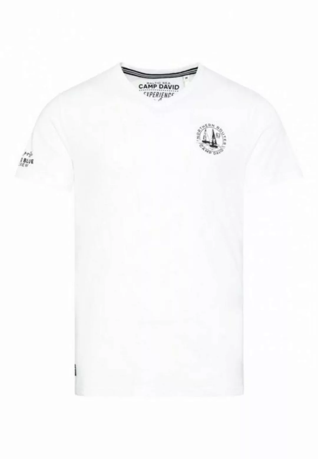 CAMP DAVID T-Shirt T-Shirt CRUISE NORTH Kurzarmshirt (1-tlg) günstig online kaufen