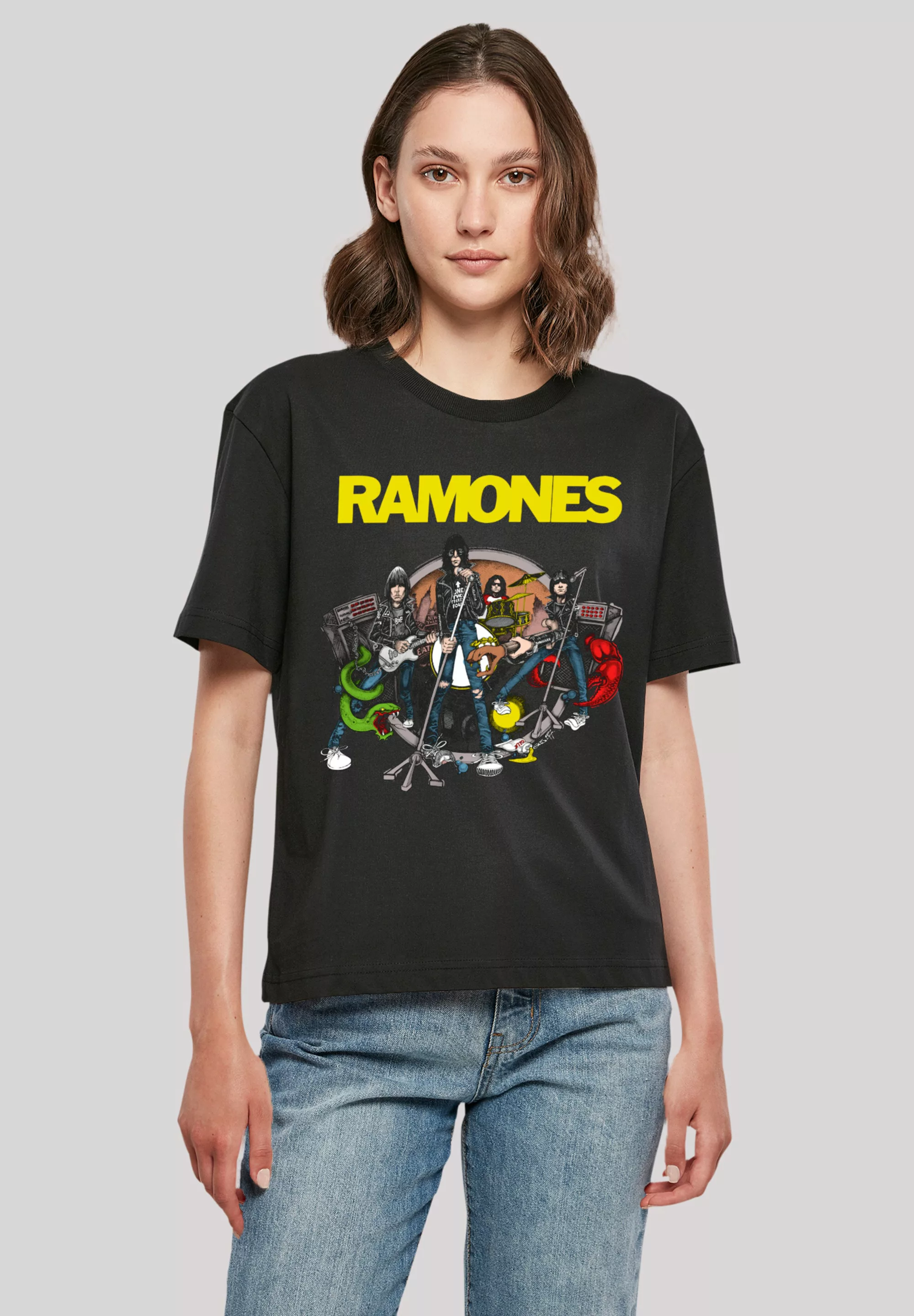 F4NT4STIC T-Shirt "Ramones Rock Musik Band Road To Ruin" günstig online kaufen