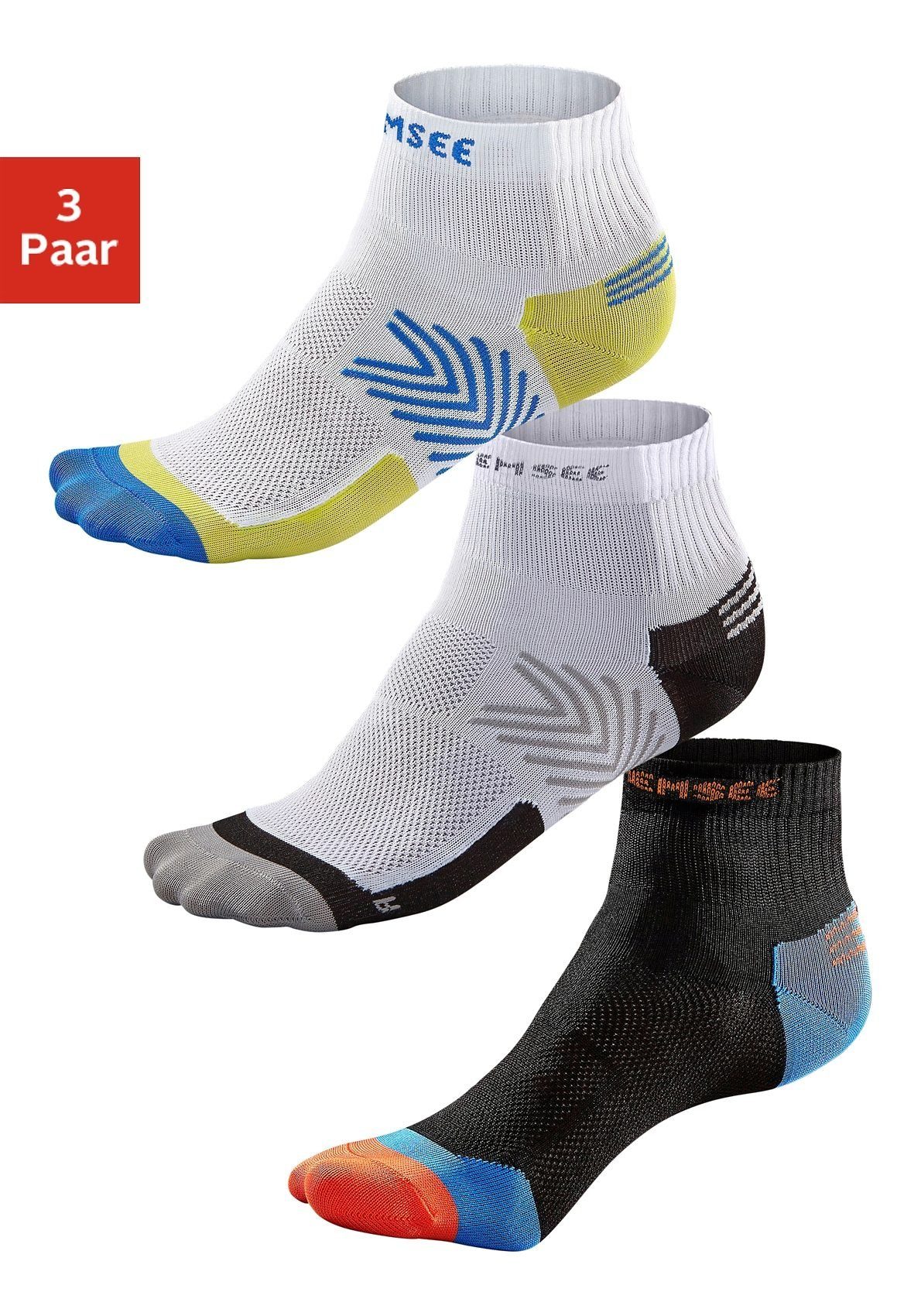 Chiemsee Funktionssocken, (Packung, 3 Paar), schnell trocknend günstig online kaufen