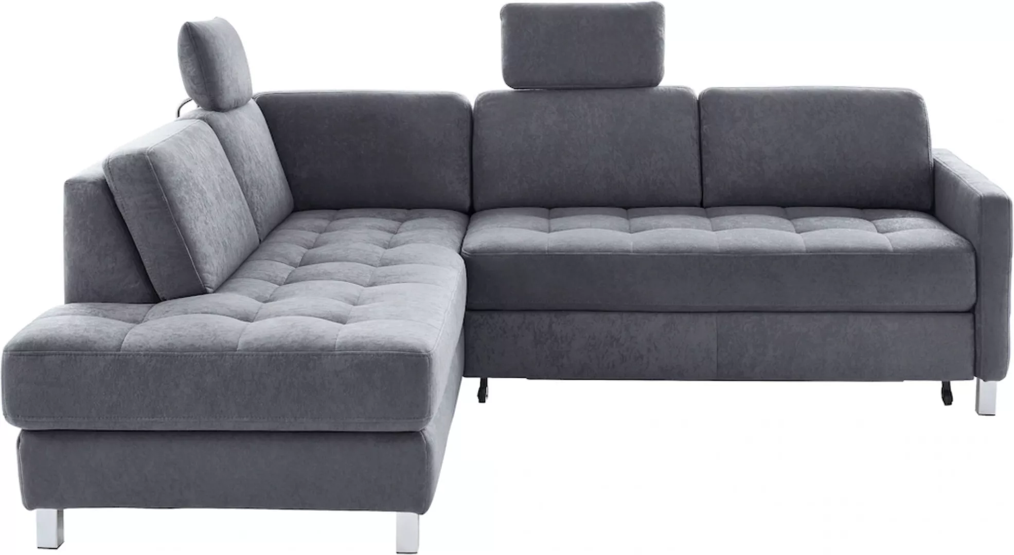 sit&more Ecksofa »Pablo L-Form«, wahlweise mit Bettfunktion günstig online kaufen