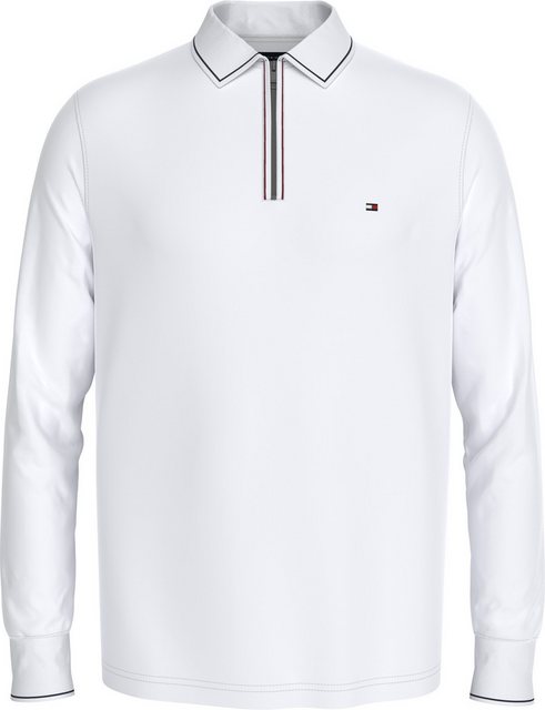 Tommy Hilfiger Langarm-Poloshirt LS ZIP RWB DETAIL REG POLO günstig online kaufen