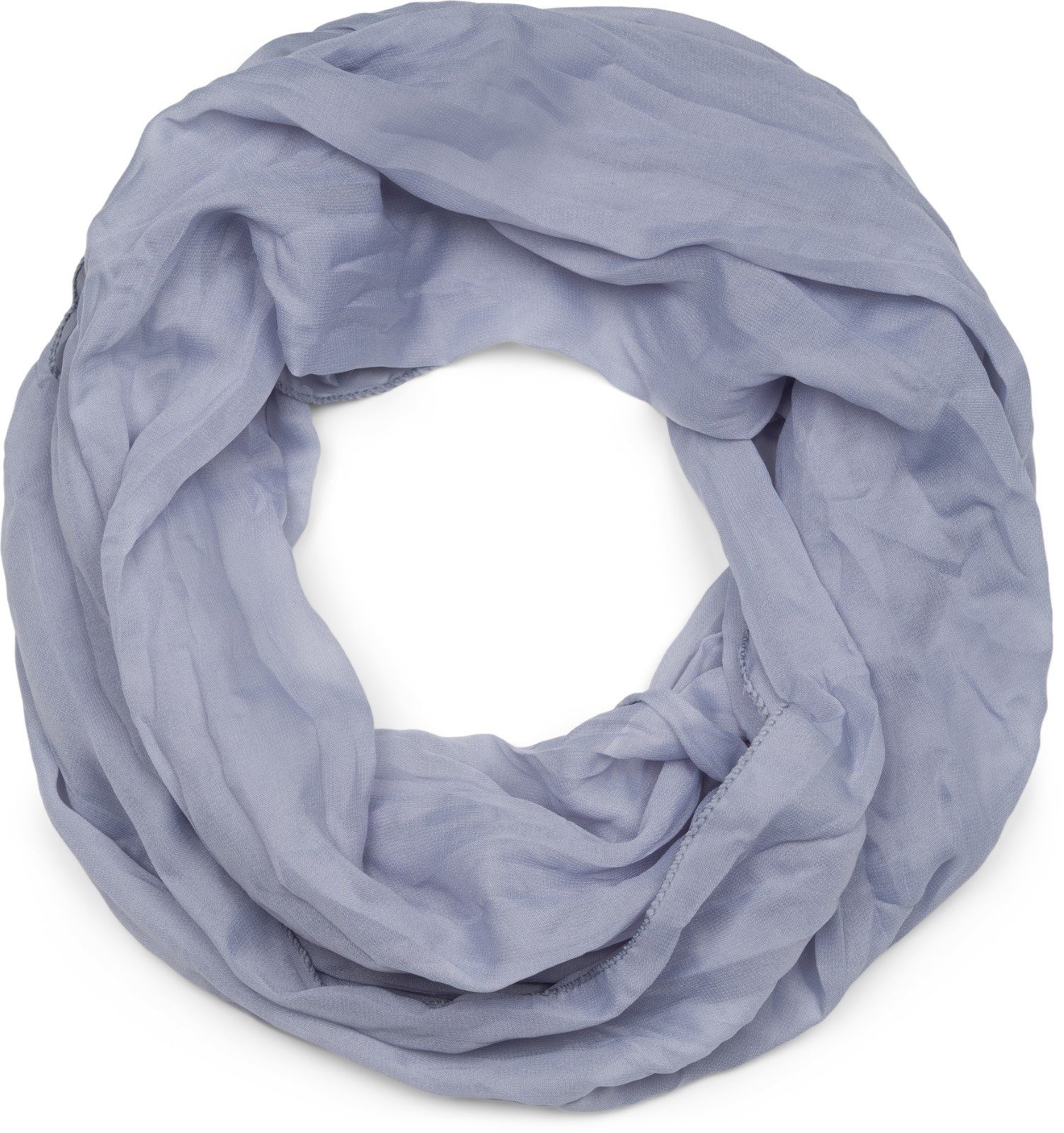 styleBREAKER Loop Seidiger unifarbener Loop, (1-St) günstig online kaufen