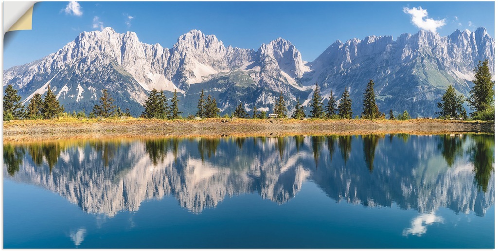 Artland Wandbild "Kaisergebirge Tirol", Berge & Alpenbilder, (1 St.), als A günstig online kaufen