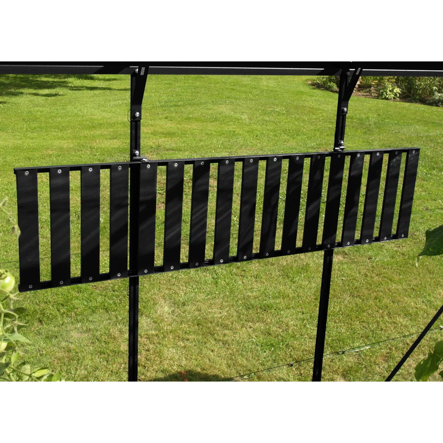 Aluregal abklappbar Schwarz 120 cm x 30 cm günstig online kaufen