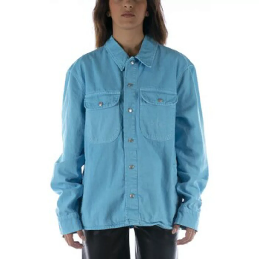 Calvin Klein Jeans  Hemdbluse Camicia  Shirt Jacket Azzurro günstig online kaufen